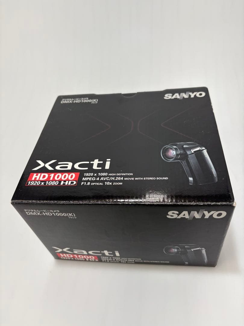 【美品・動作確認済】Xacti DMX-HD1000(K) ワイコン付