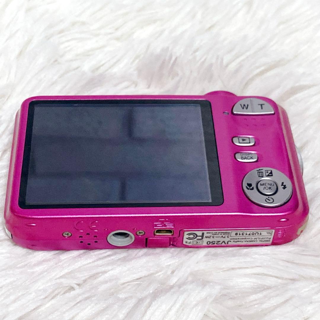 【極美品】 FUJIFILM FINEPIX JV250 デジカメ ピンク