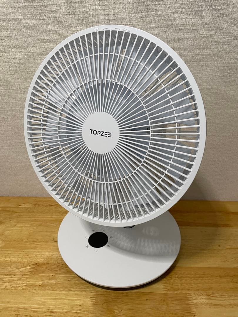 TOPZEE スタンド式扇風機 ホワイト