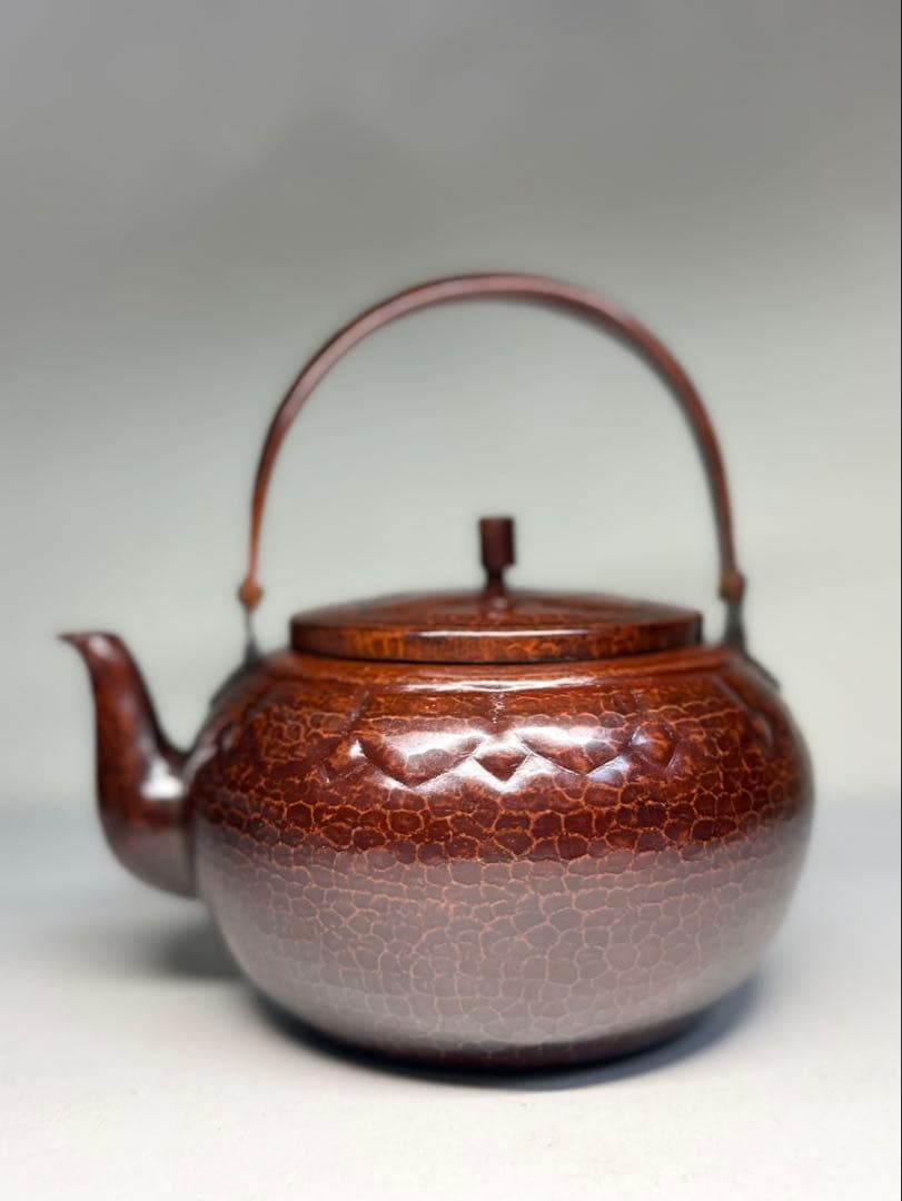 煎茶道具 銅鎚起造 薬缶 中古品美品275g