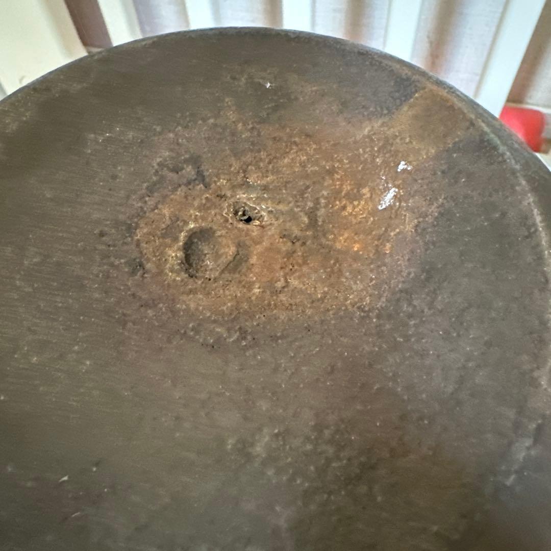 釜師 畠春斎 鉄製 茶釜 木箱付き