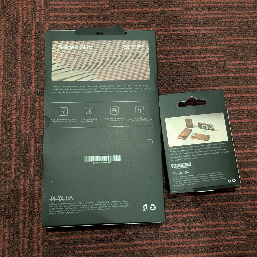 美品 PITAKA iPhone Air Ultra-Slim-Case 煌金波