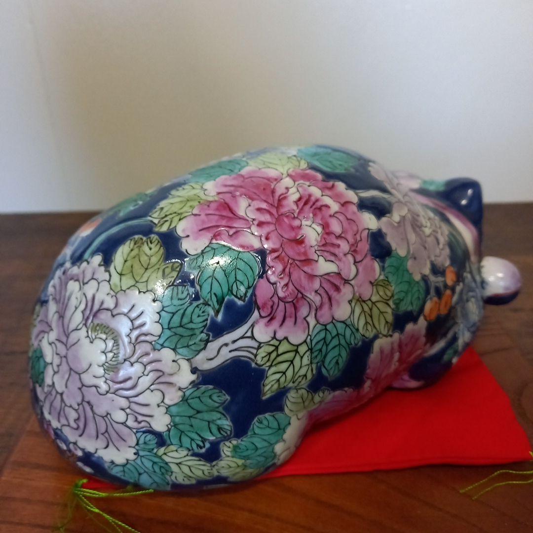 眠り猫 sleeping cat vintage ceramic object