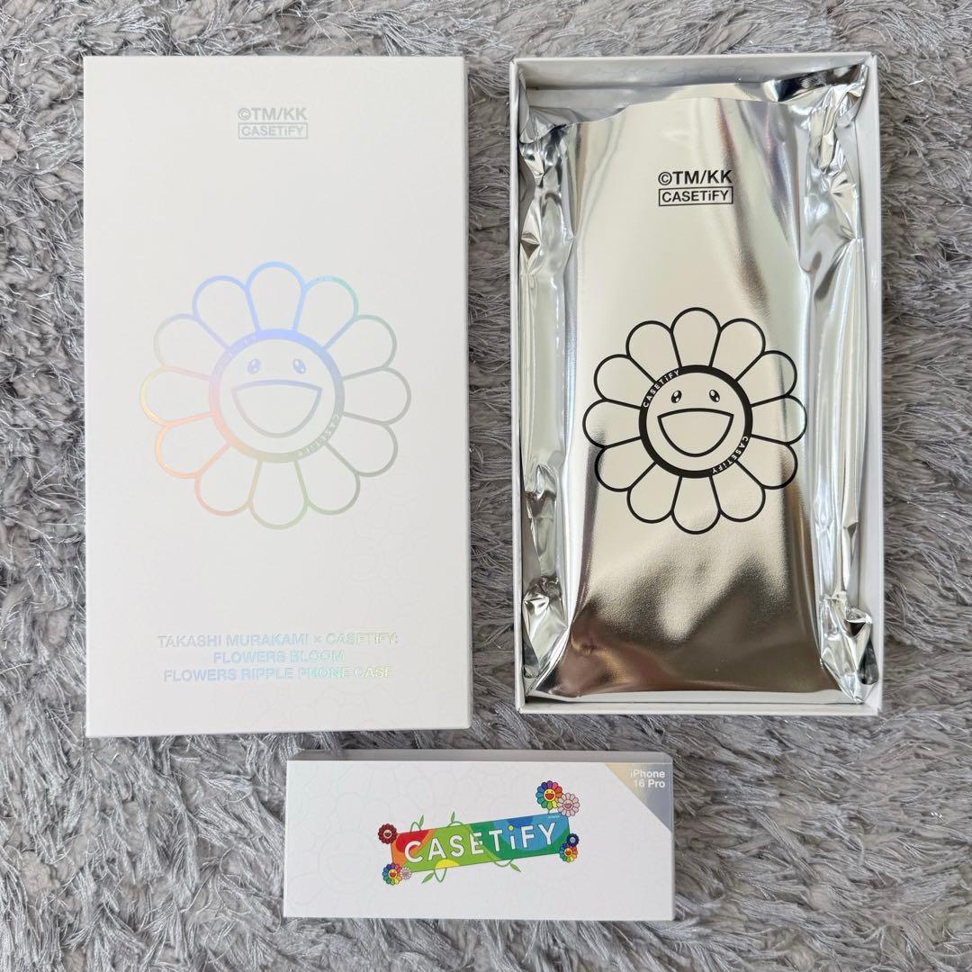 村上隆 x CASETiFY FLOWERS BLOOM 16pro BLUE