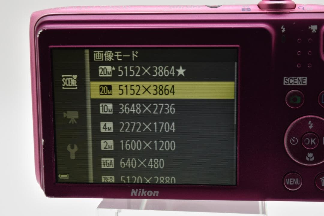 Nikon COOLPIX S3600 ピンク コンパクトデジカメ　813