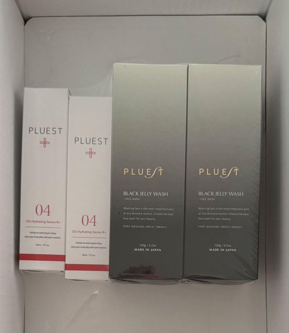 PLUEST ブラックジェリーウォッシュ と各2本セット