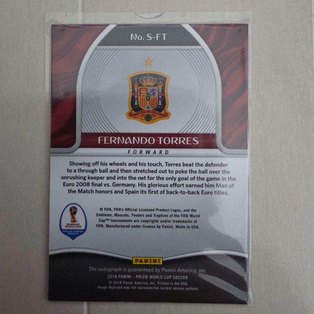 フェルナンド　トーレス　直筆サイン入りカード　PANINI