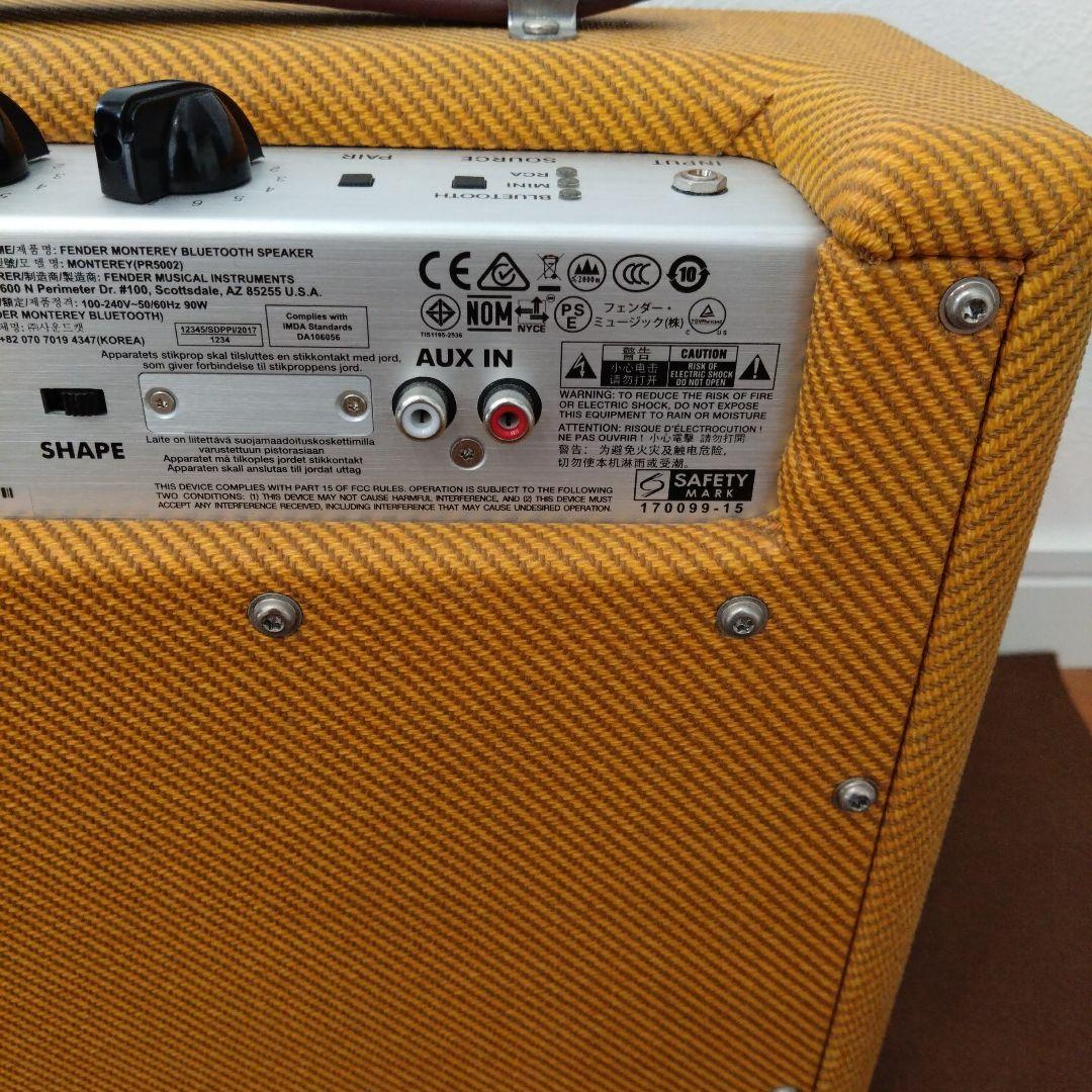 【極美品・箱あり】Fender MONTEREY Bluetoothスピーカー