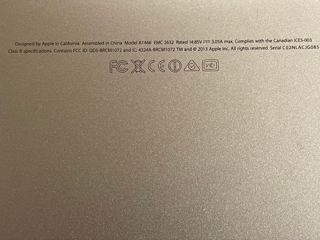 MacBook Air 13インチ シルバー充電器付き