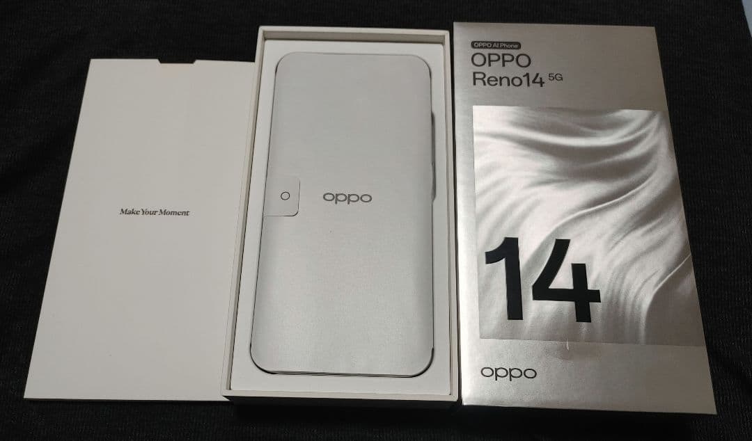 OPPO Reno14 5G オパールホワイト 256GB SIMフリー