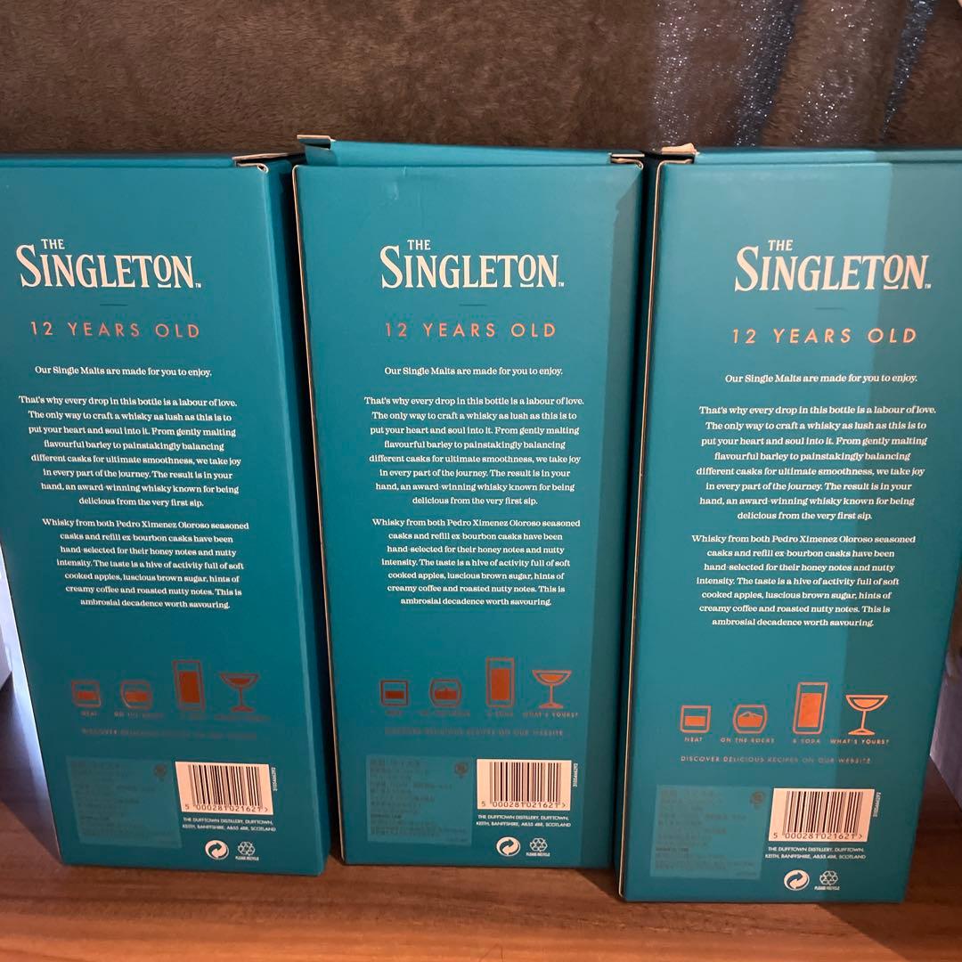 まとめ買いでお得！！ シングルトン12年　未開封