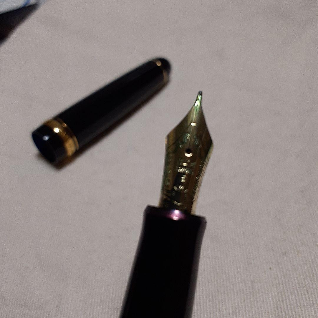 黒色 万年筆 14K M