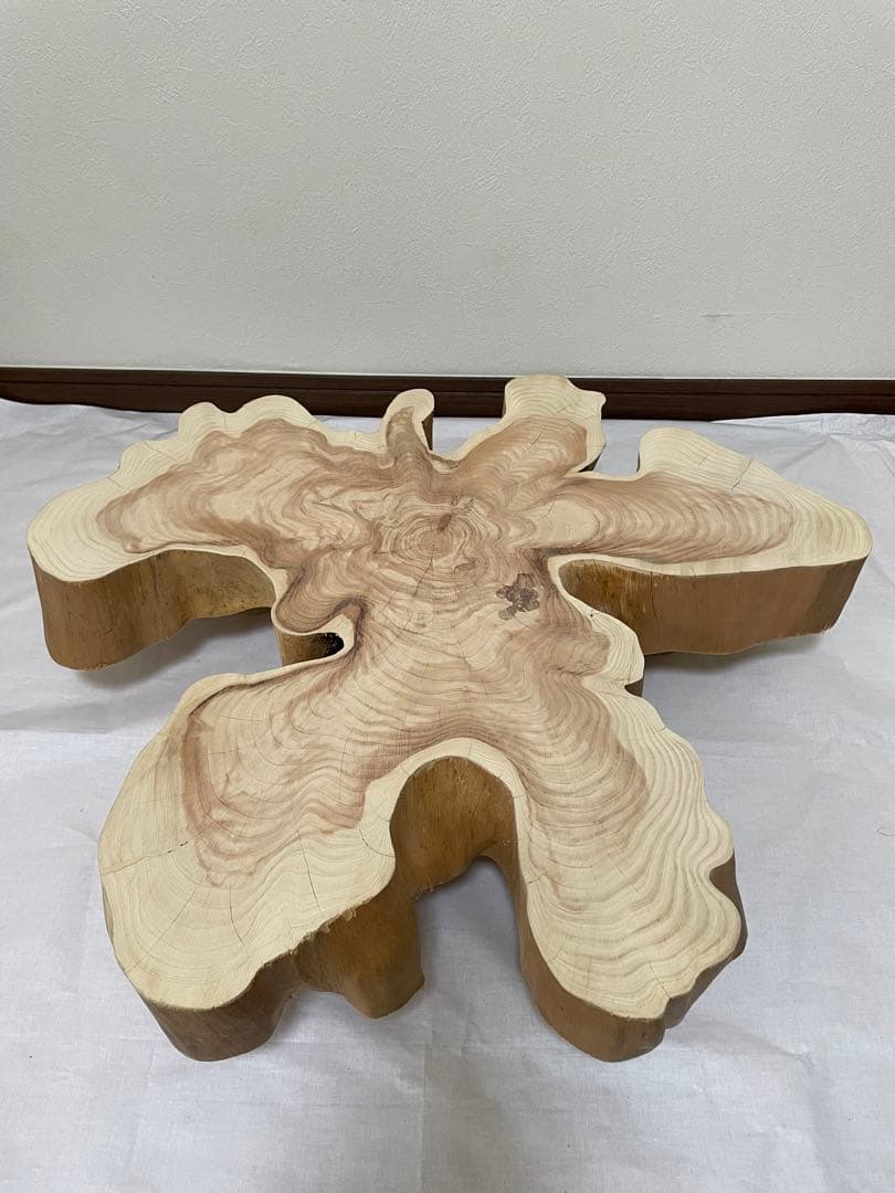 6 ミニテーブル　花台　木製　インテリア　ハンドメイド　置き台　カイズカ　北欧