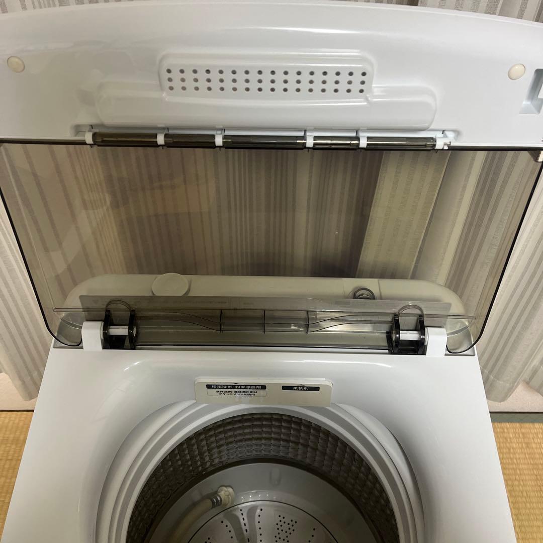 【美品】・Haier JW-U70B-W 洗濯機 7kg JWU70BW
