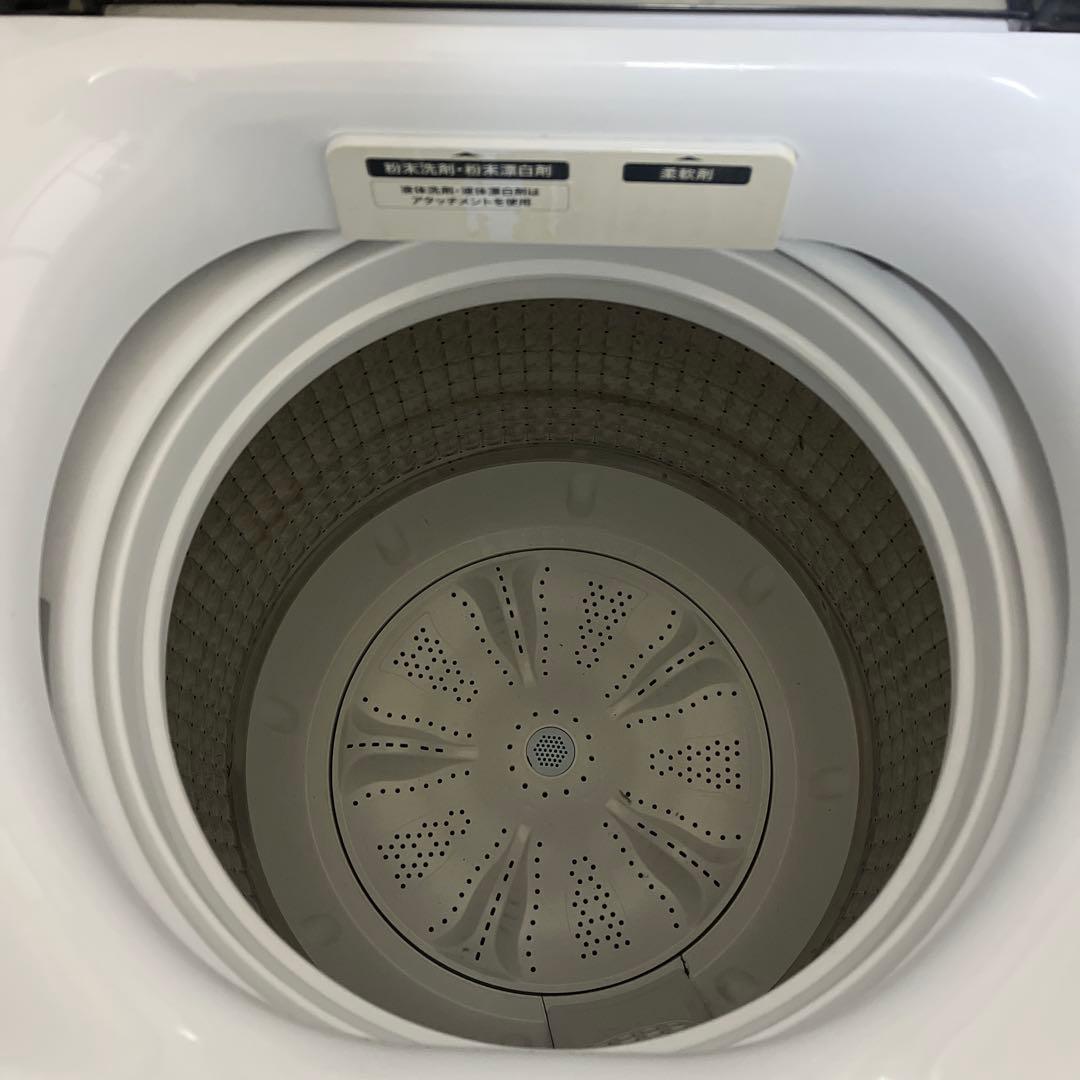 【美品】・Haier JW-U70B-W 洗濯機 7kg JWU70BW