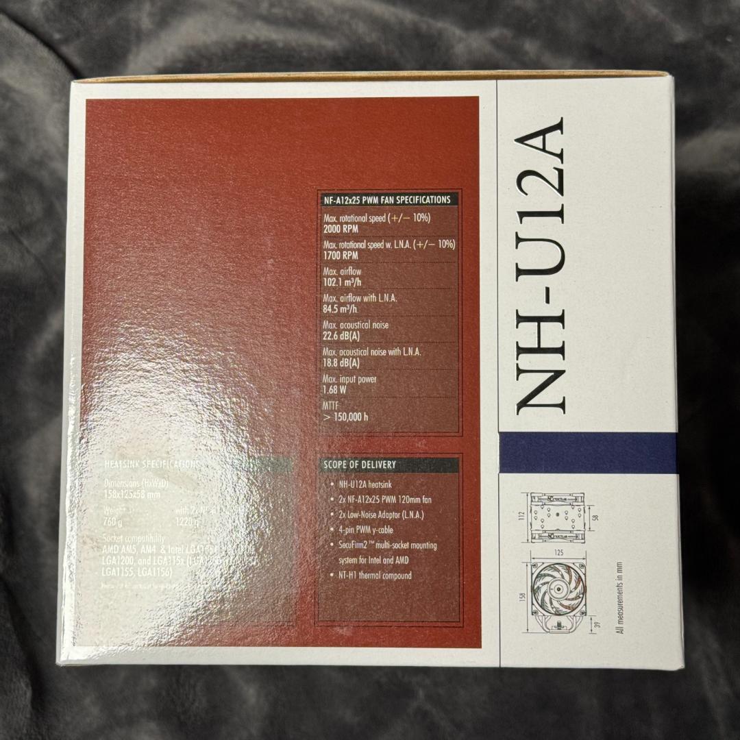 【中古】Noctua NH-U12A