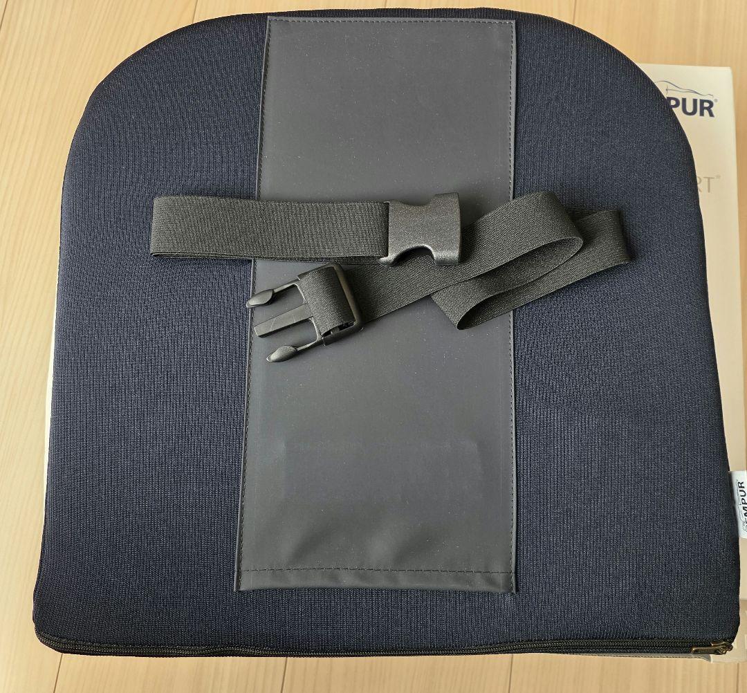 TEMPUR LUMBAR SUPPORT ネイビー 未使用に近い美品