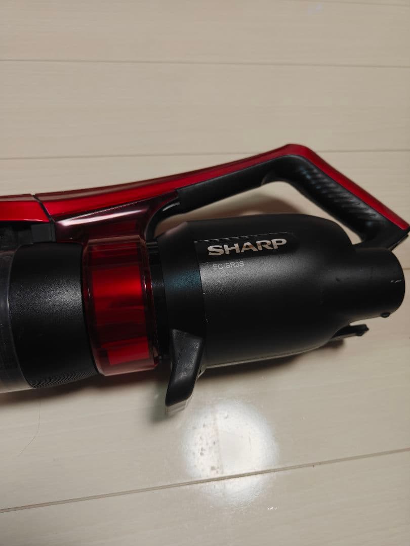 SHARP シャープ コードレススティック掃除機 EC-SR3S レッド