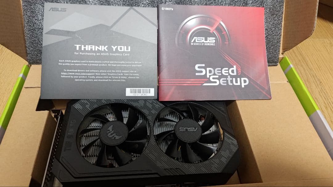 グラフィックボード・グラボ・ビデオカード GEFORCE GTX1660Super 6GB ASUS TUF GAMING