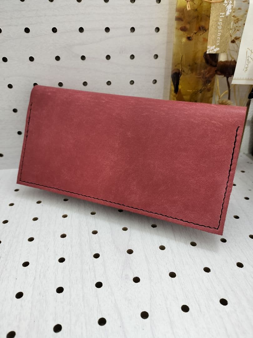 【訳あり：試作品】キャッチャー財布　本革財布　ハンドメイド　長財布
