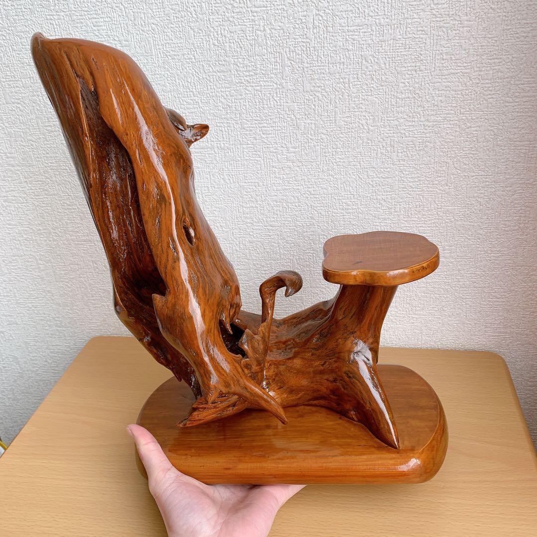 流木スタンド　オブジェ