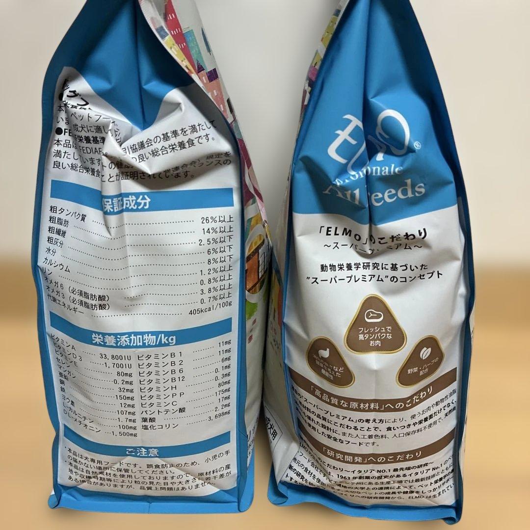 ELMO 成犬用リッチイン チキン3kg×800g各2個