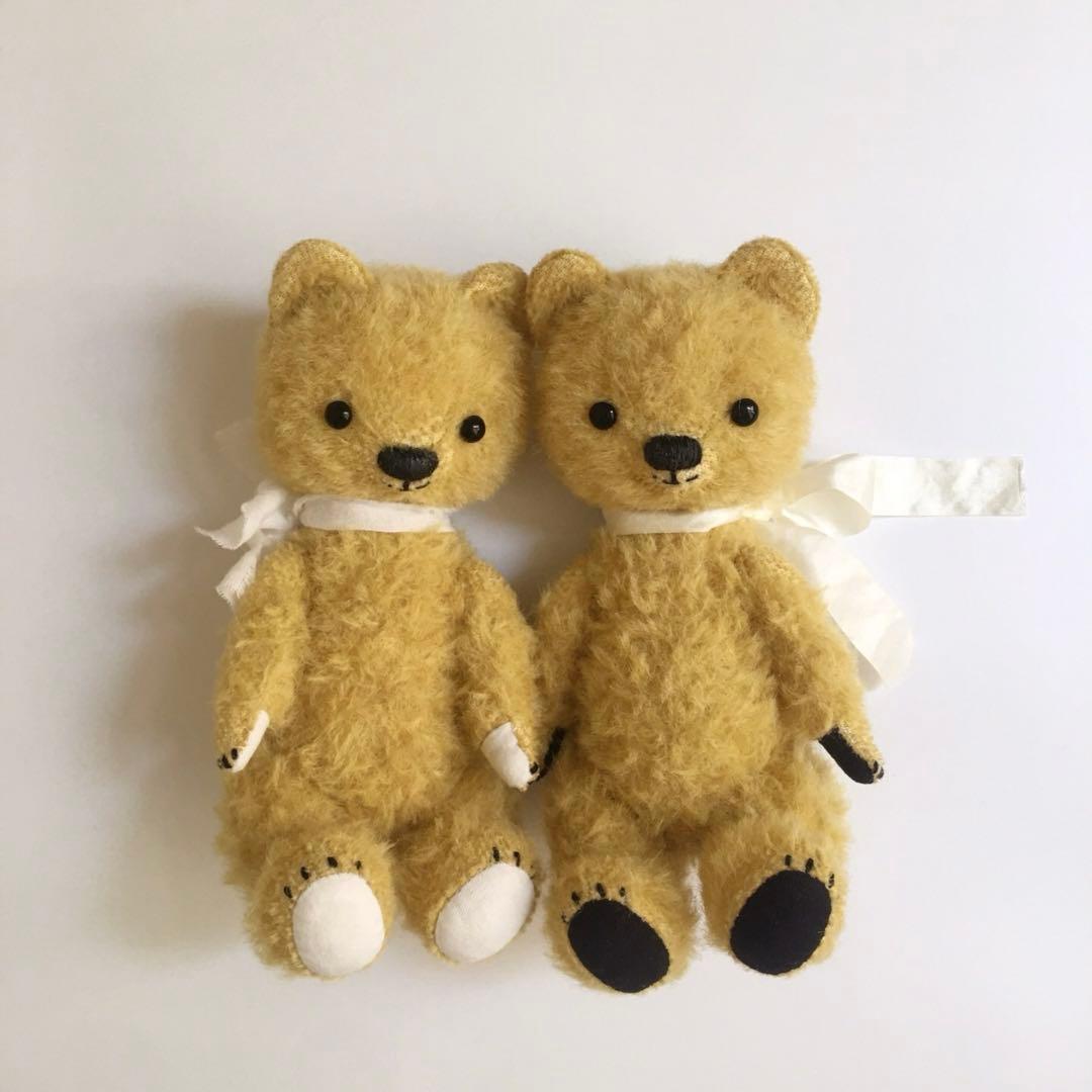 黒い足ちゃん くま テディベア 海外作家様 ハンドメイド アーティストベア