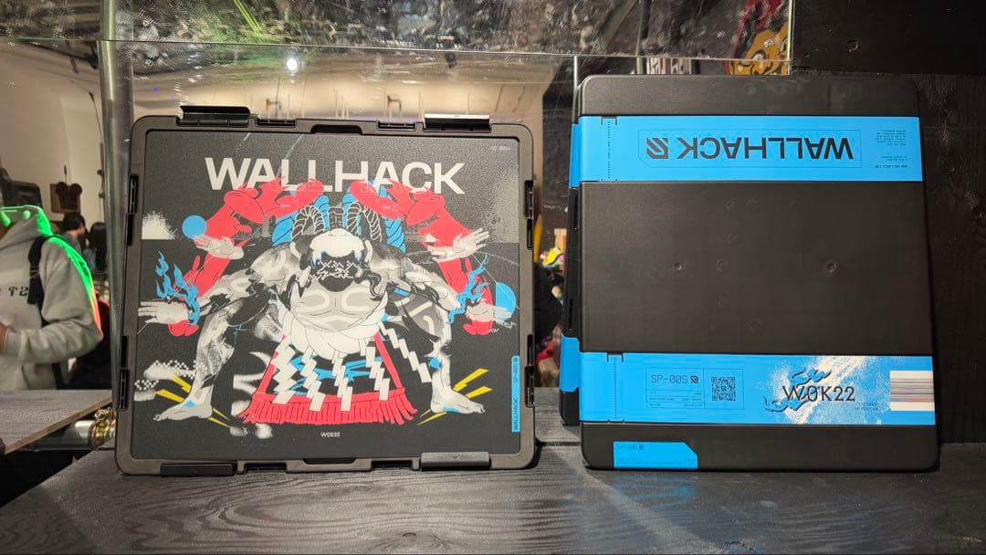 150枚限定　WALLHACK　ガラスマウスパッド　WOK22　コラボ