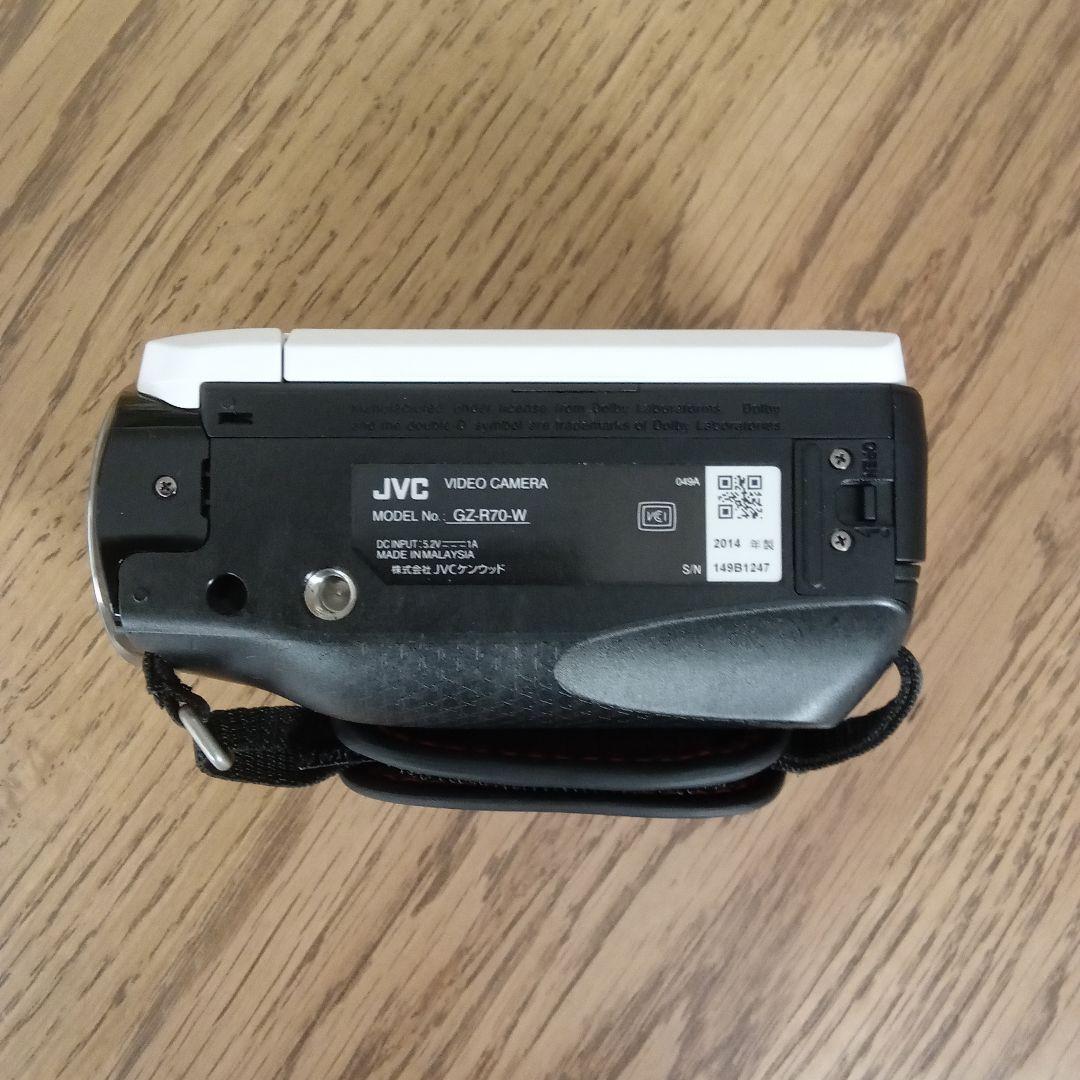 JVC 防水ビデオカメラ GZ-R70ーw
