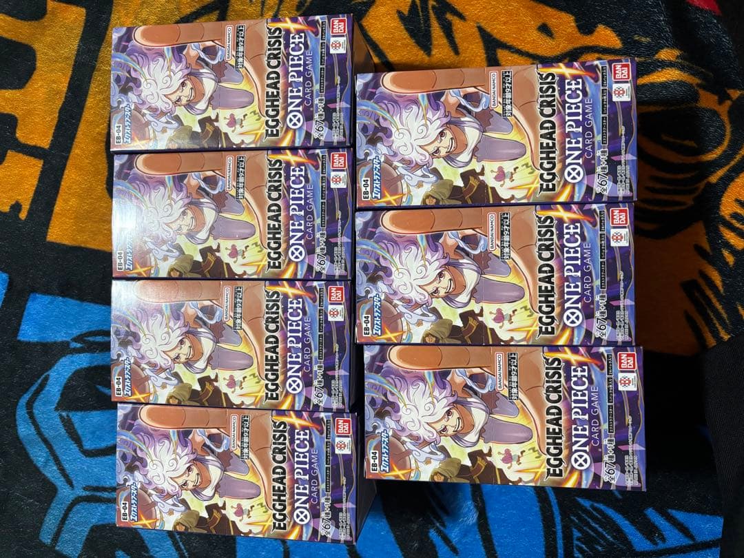 【正規品】ワンピースカード EGGHEAD CRISIS BOX テープカット