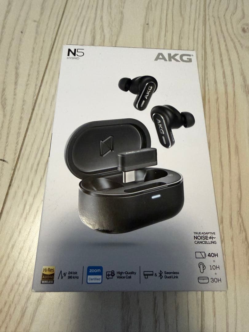 【中古】AKG N5 HYBRID ワイヤレスイヤホン