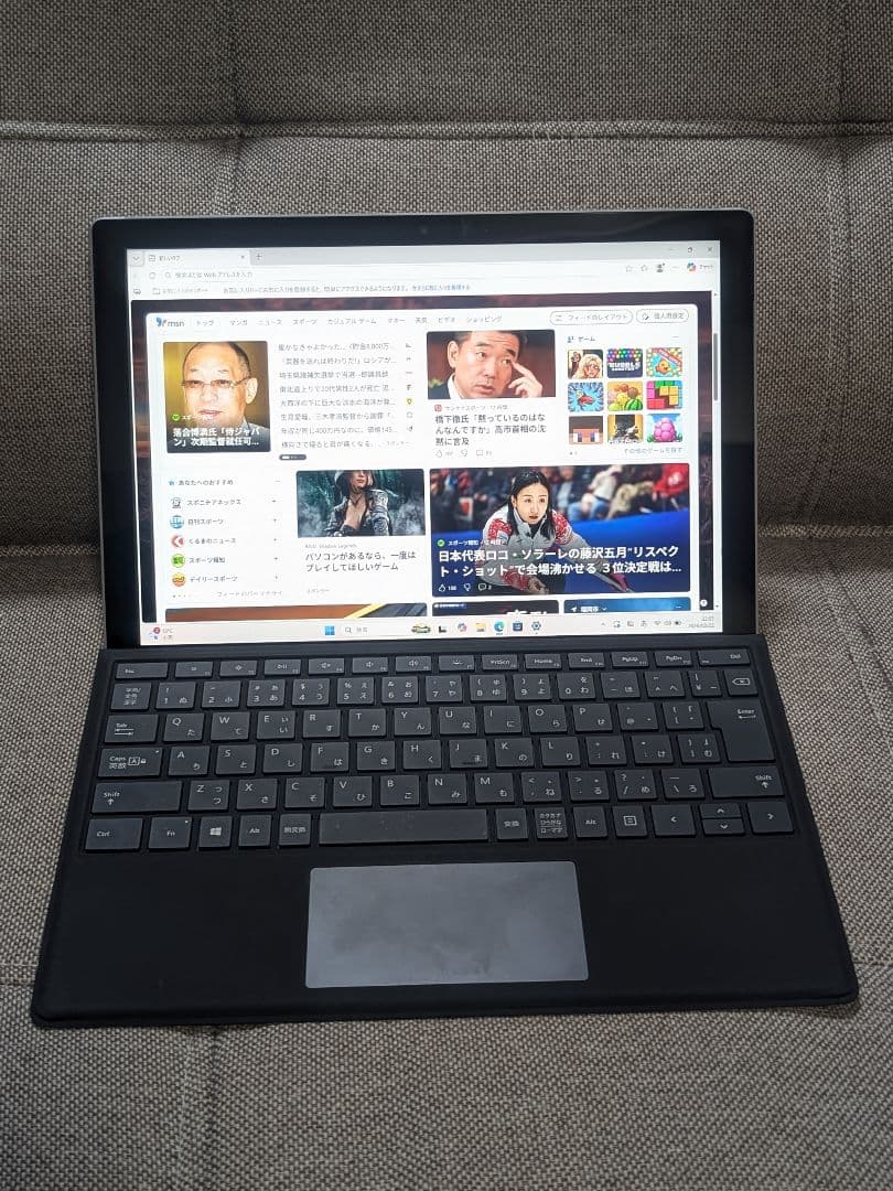 【美品・バッテリー〇】Surface Pro 7 i3 4GB 128GB A