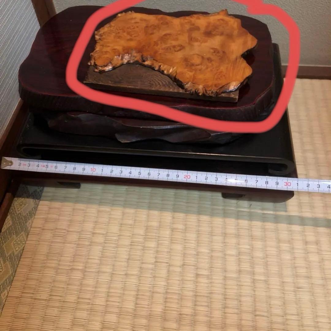 天然木 瘤 置物台 ミニ花台 盆栽台 香炉台 飾り台 6 個セット