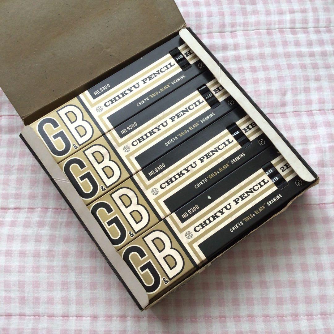 地球 CHIKYU 鉛筆 9300 ファンシー 12ダース HB 廃盤 レトロ