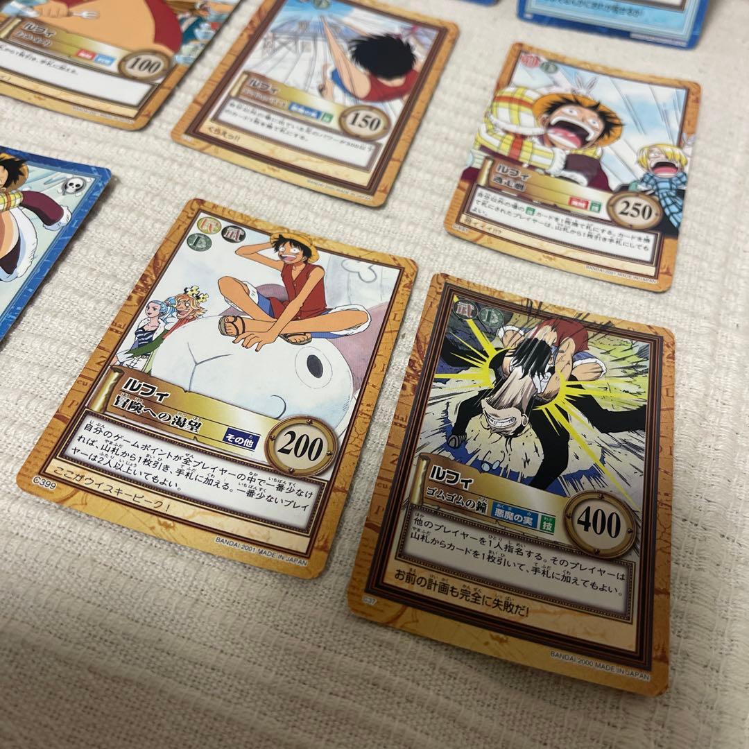 ワンピース トレーディングカード カードダス　ルフィ 12枚セット