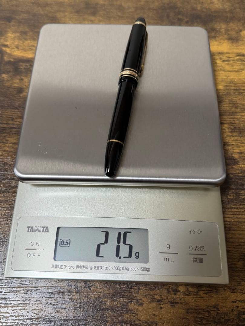 新品未使用　18C 全金　二段エボナイト芯　146 モンブラン　万年筆　F