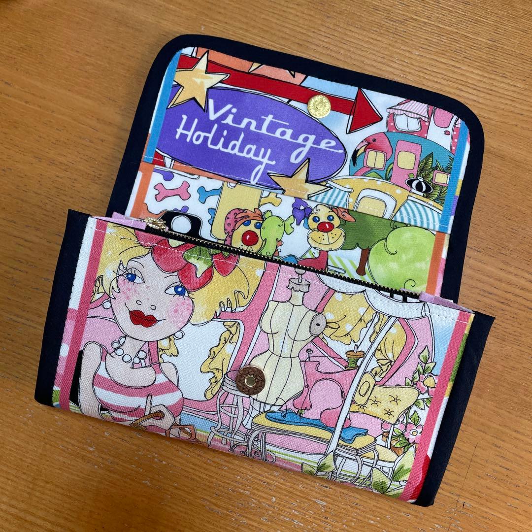 専用　長財布　やりくり財布　ハンドメイド　ロラライハリス