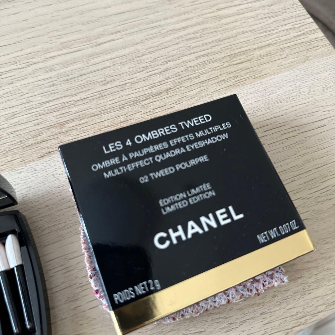 CHANEL レキャトルオンブル　ツイード02プールプル