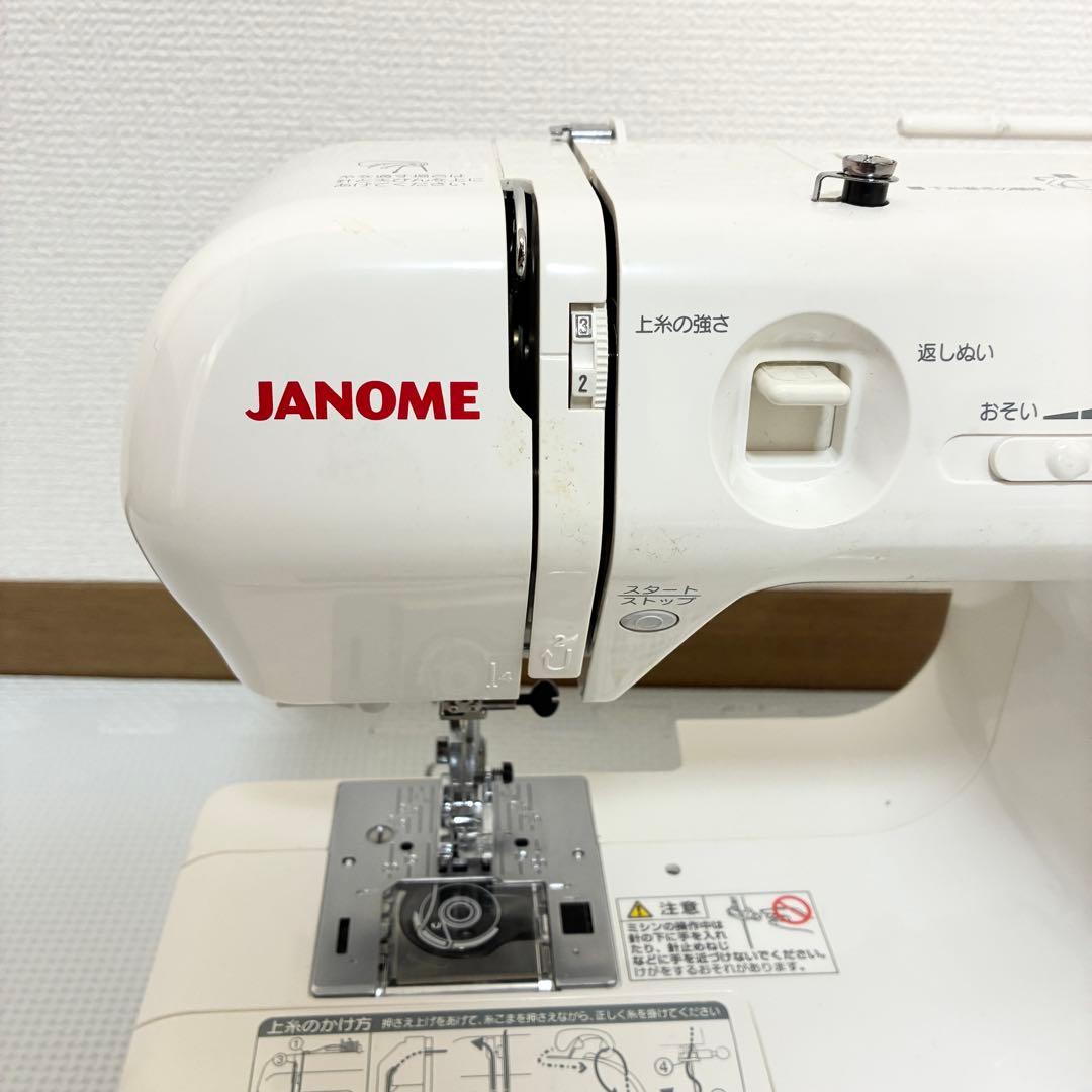 ジャノメ　コンパクト電子ミシン本体　JU80 メンテナンス済み　JANOME