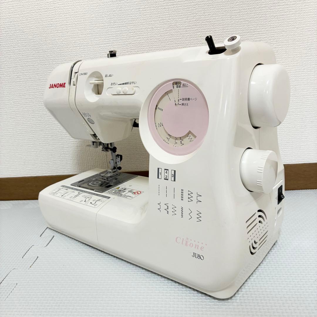 ジャノメ　コンパクト電子ミシン本体　JU80 メンテナンス済み　JANOME