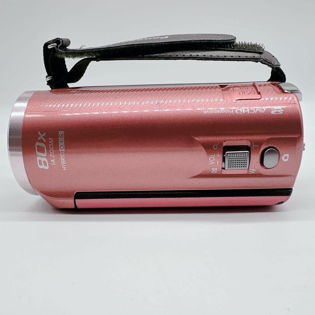 Panasonic　パナソニック　ビデオカメラ　HC-V520M　　ピンク