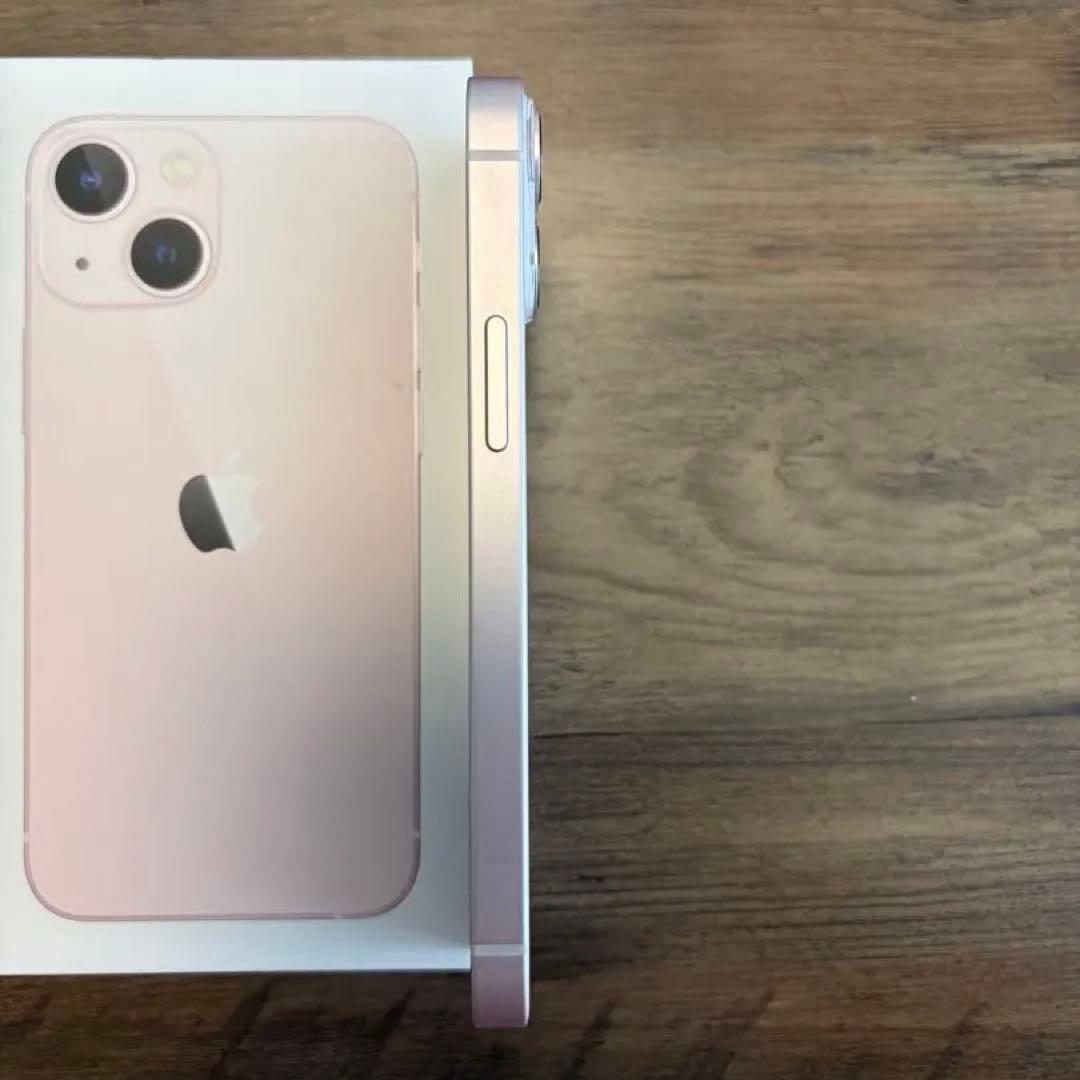 iPhone13mini 128GBピンク SIMフリー 美品 箱・ケーブルあり