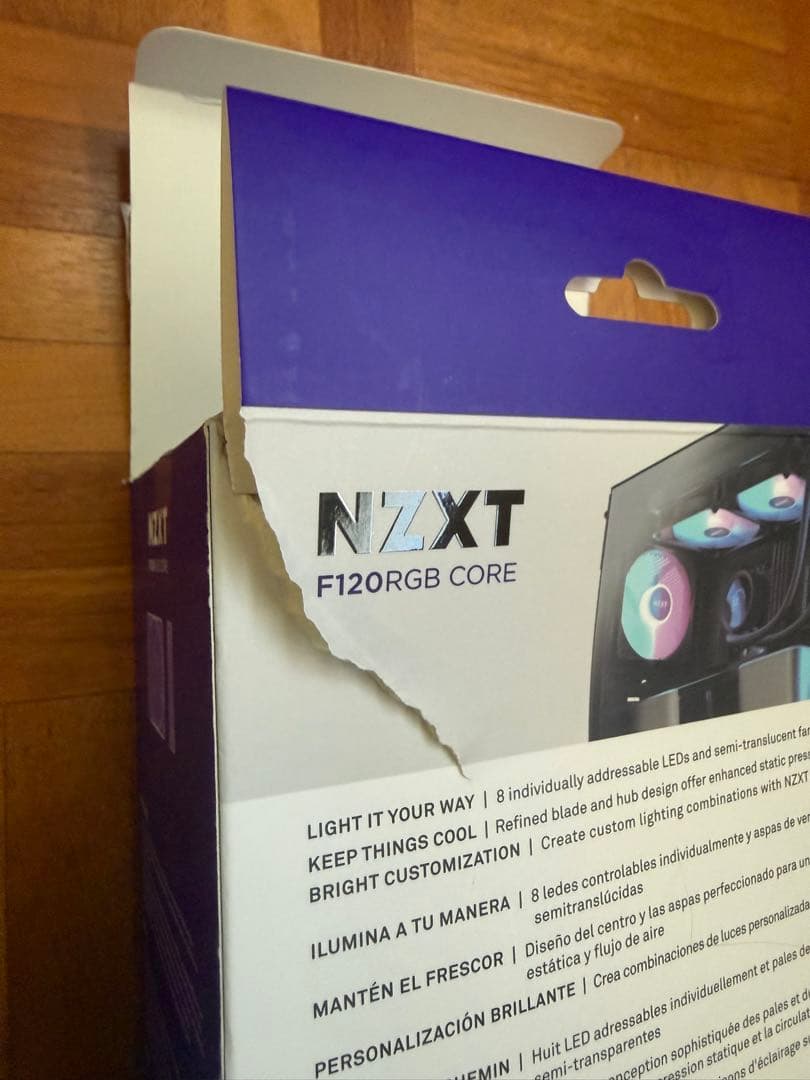 NZXT F120 RGB CORE 3PACK RGB&Fanコントローラー