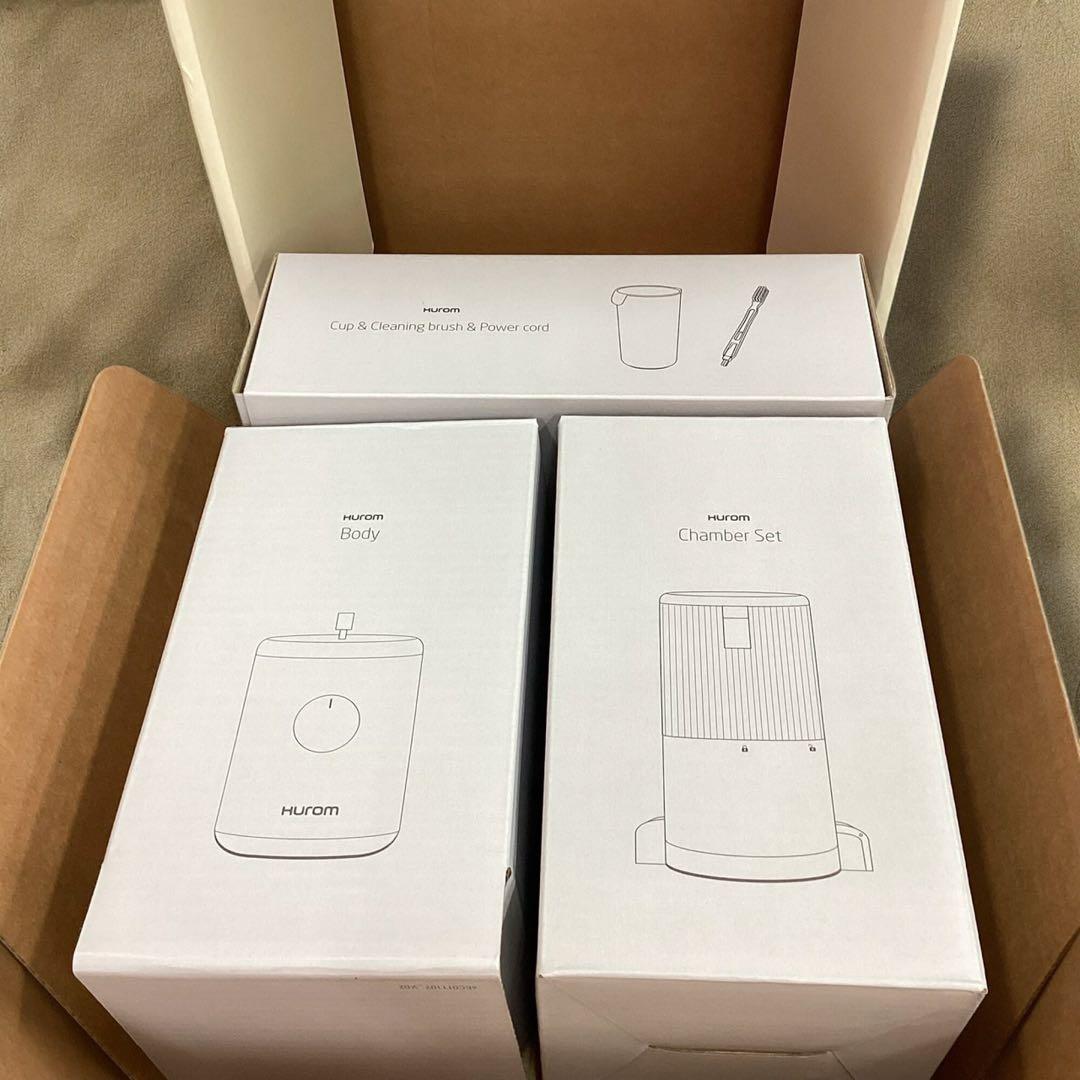 限定価格【アウトレット】　ヒューロム HUROM スロージューサー　ラベンダー