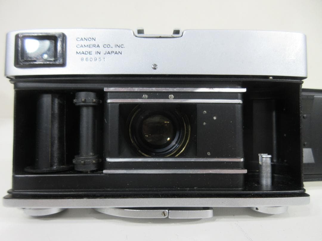 0116X【ジャンク】Canonフィルムカメラ Canonet ケース付き