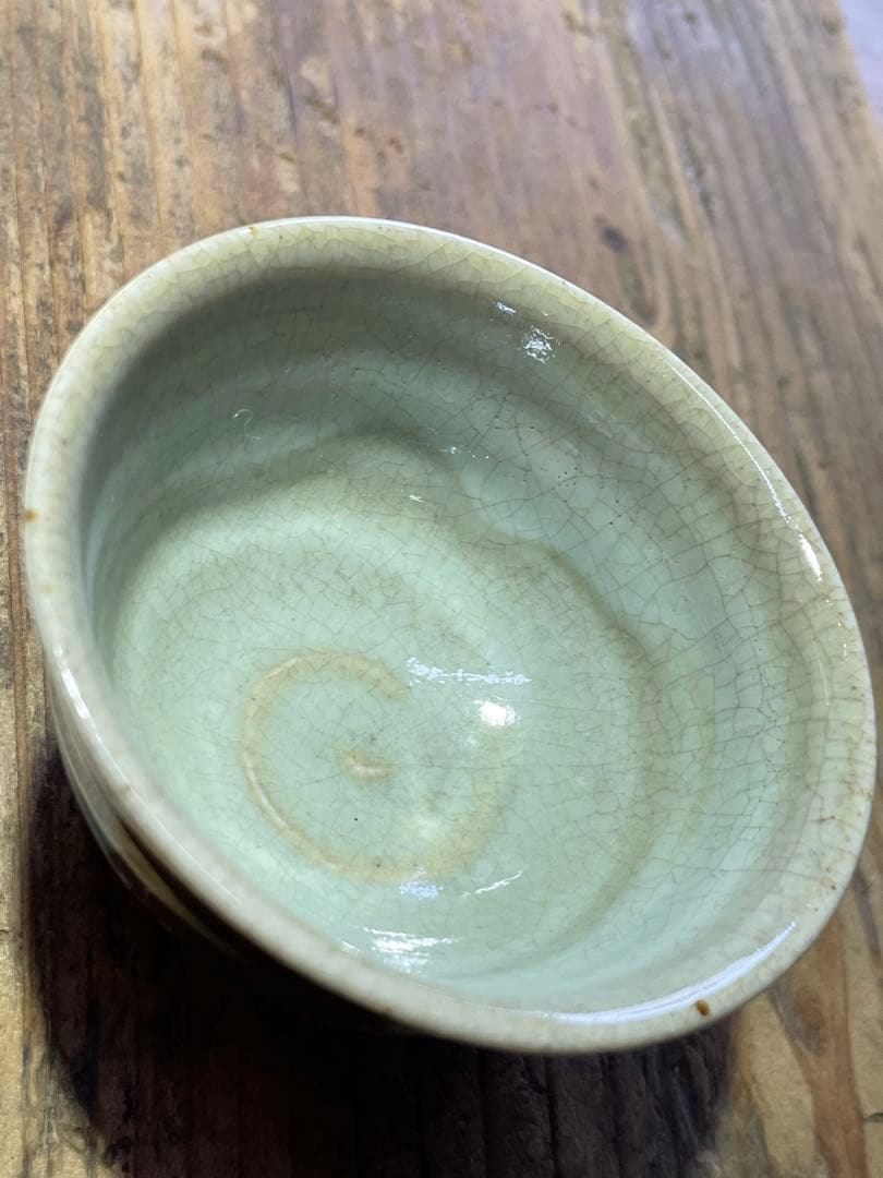 九谷焼　鈴虫　茶器　五客【m181 骨董　スズムシ　煎茶　茶道　すずむし　箱付】