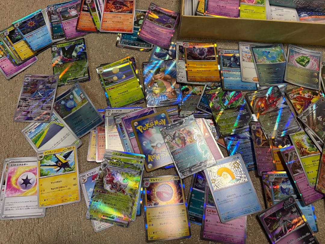 ポケモンカードセット 多数カードボックス付き