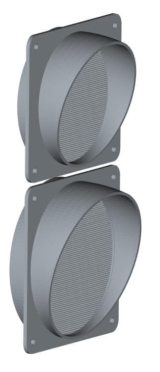 EcoFlow WAVE2 専用給排気ダクト取付用パーツセット 換気窓用