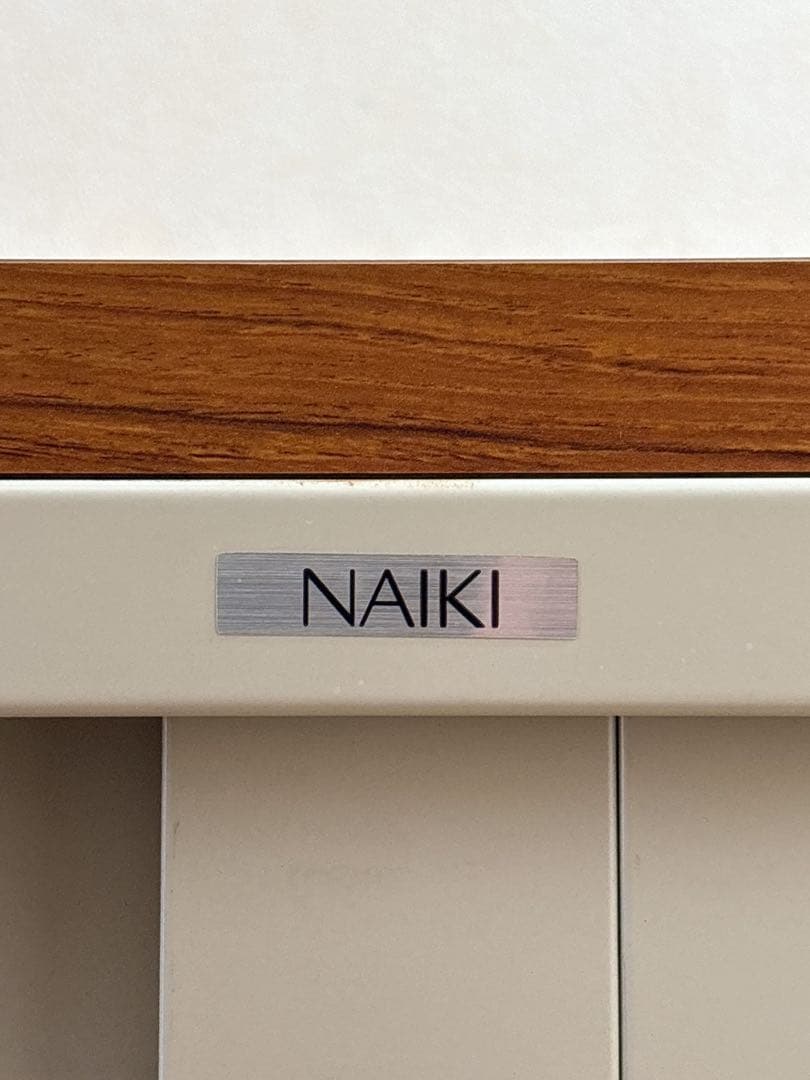 ナイキ　NAIKI キャビネット　書庫 オフィス収納　ガラス戸　鍵付き　2段