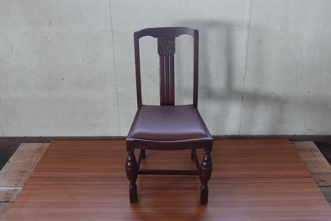 イギリス製　アンテーク家具　ダイニングチェア